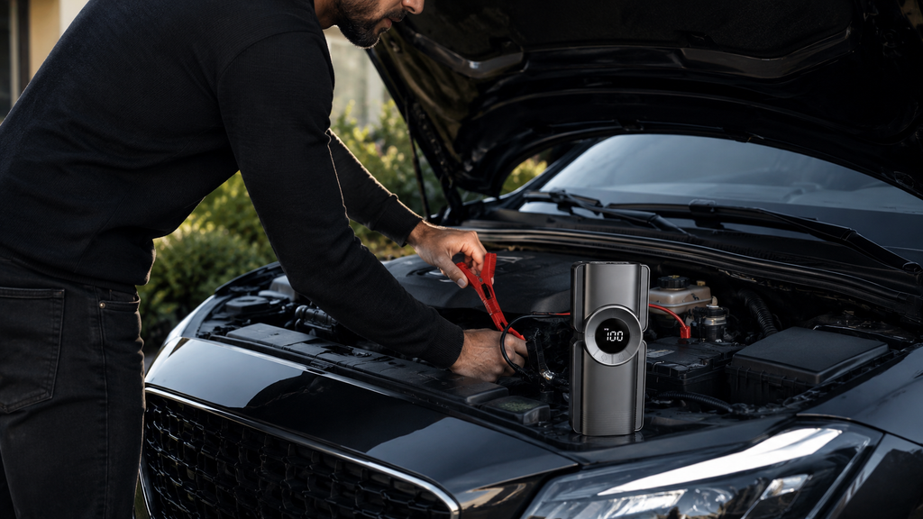 Voltigo UrbanStart™ – Booster de Batterie & Compresseur 2500A
